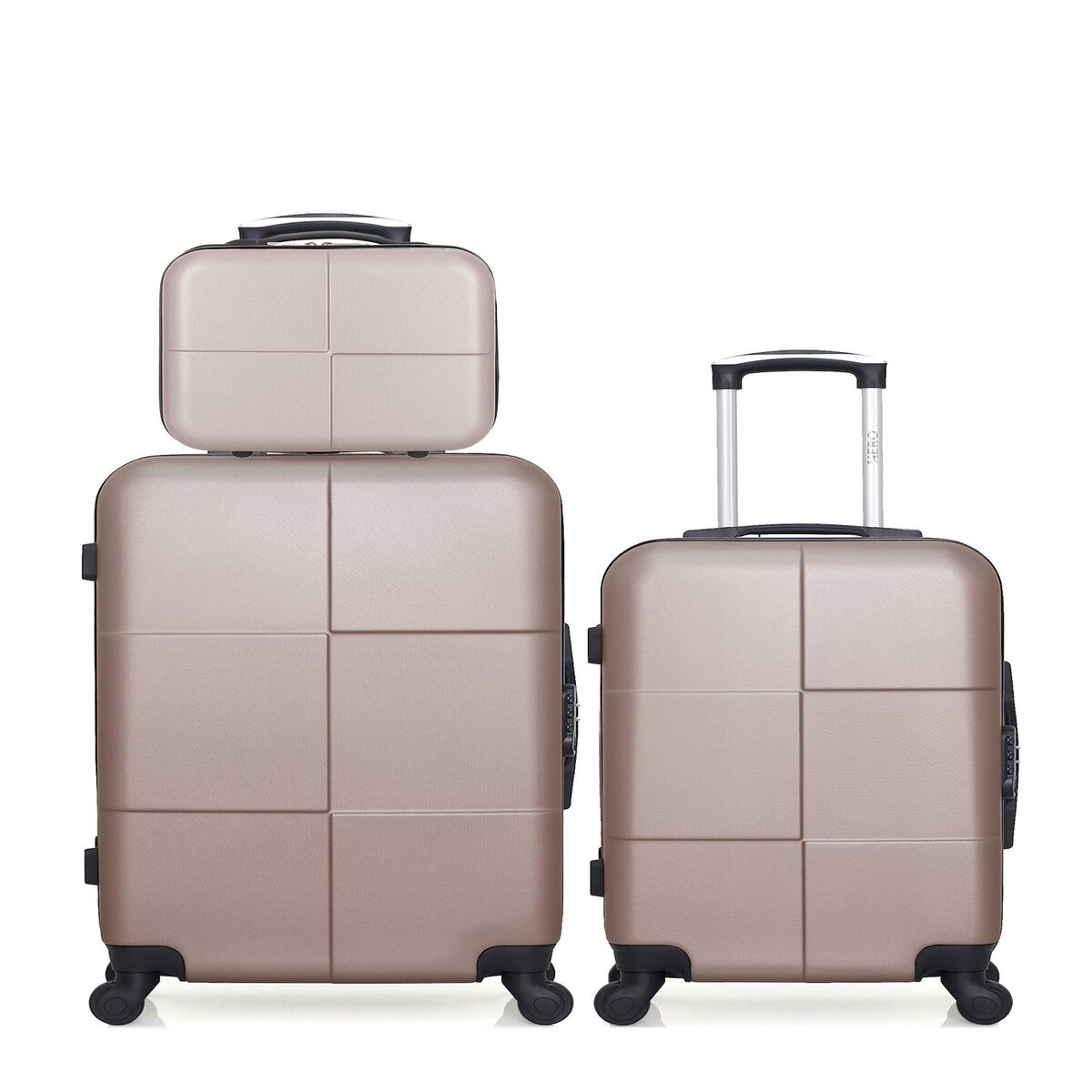 HERO HERO - Lot de 3 - Valise weekend, valise cabine et vanity CORONADO