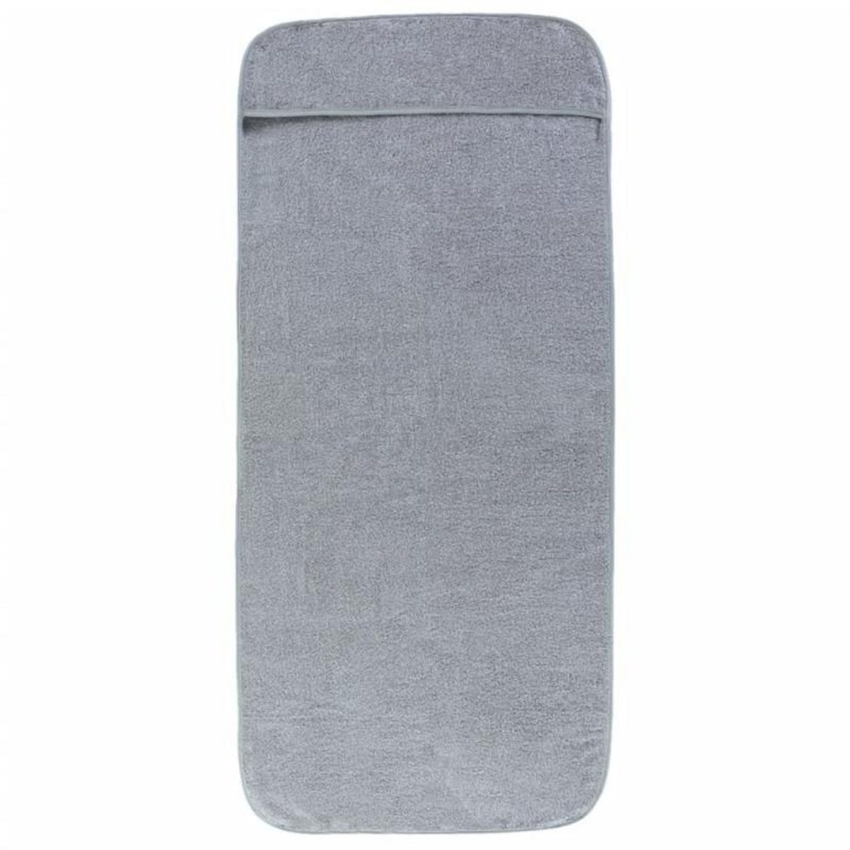 VIDAXL Serviettes de plage 2 pcs gris 75x200 cm tissu 400 GSM