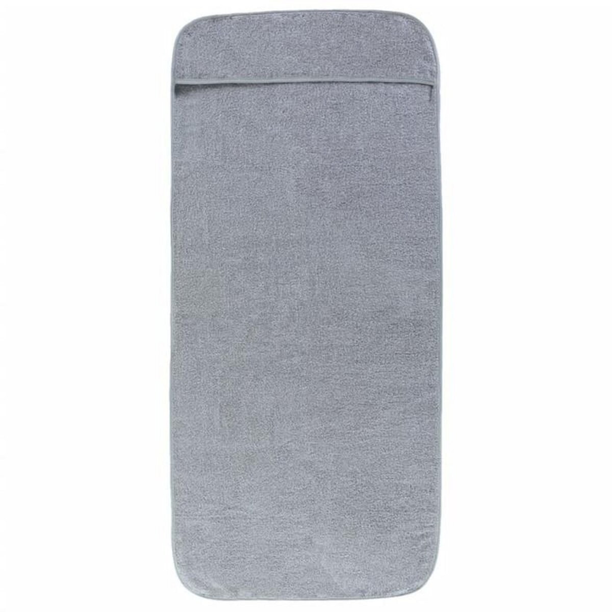 VIDAXL Serviettes de plage 2 pcs gris 75x200 cm tissu 400 GSM