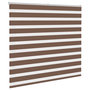 Voir la diapositive 3 : VIDAXL Store zebre marron 155x150cm largeur du tissu 150,9cm polyester