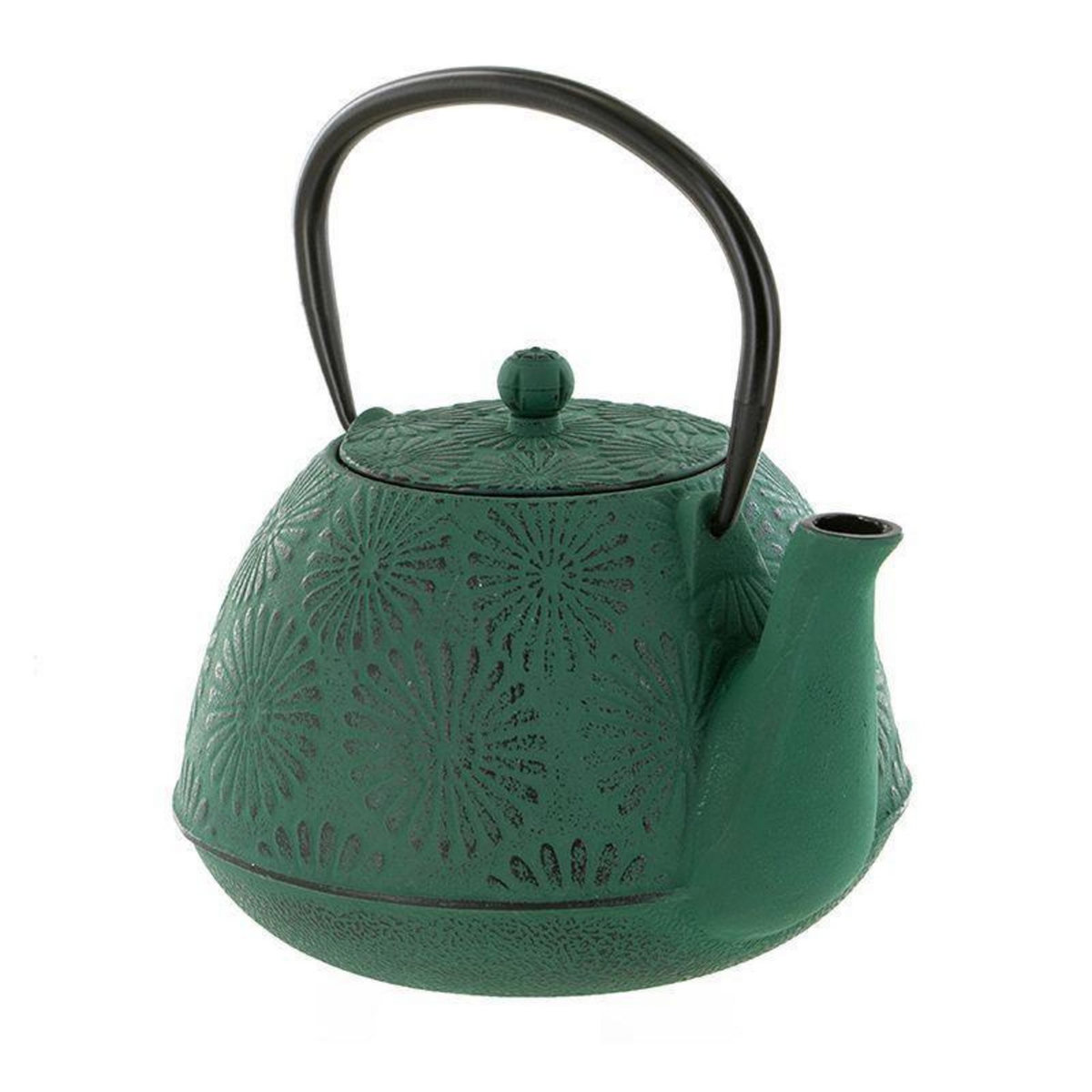 Aromandise Théière en fonte Hanami vert émeraude - 1,2 L