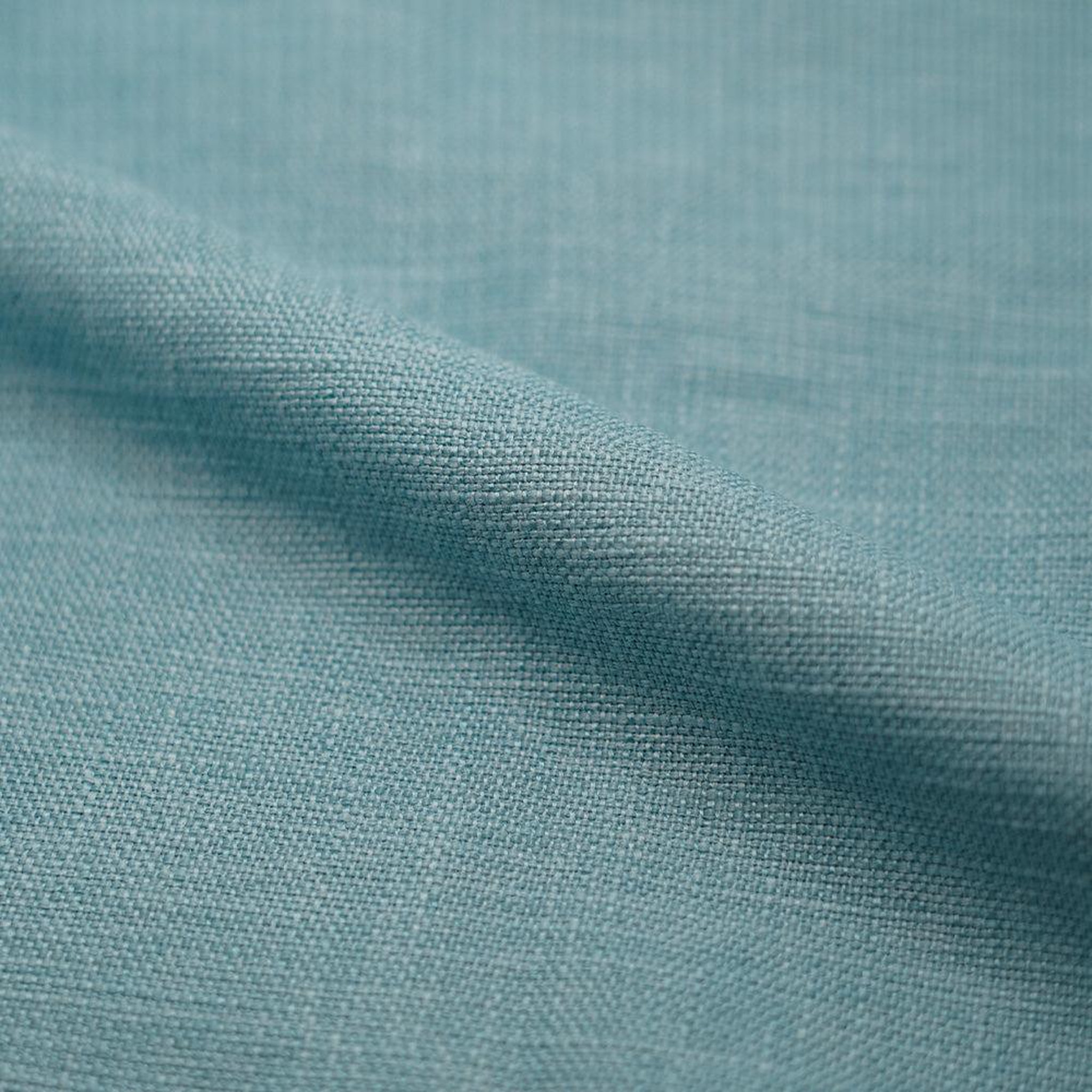 Voir la diapositive 3 : MAISON PAVANE Ensemble canapé et fauteuil en tissu bleu clair 4 places-carmen