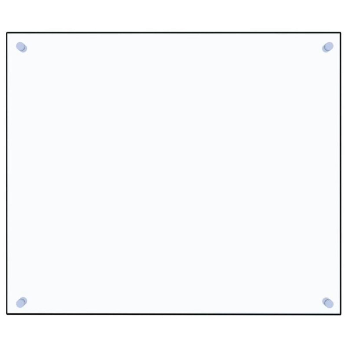 VIDAXL Dosseret de cuisine Transparent 70x60 cm Verre trempé