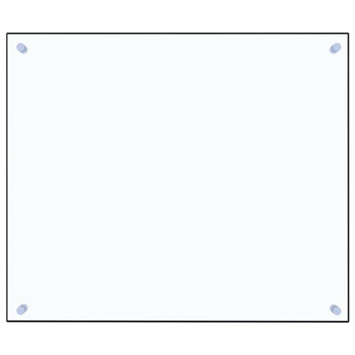 VIDAXL Dosseret de cuisine Transparent 70x60 cm Verre trempé