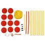 Voir la diapositive 5 : PAWHUT Agility sport pour chiens équipement complet haies, slalom, tunnel + sac de transport jaune