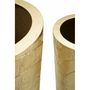 Voir la diapositive 4 : Paris Prix Lot de 3 Vases en Métal  Goldely  114cm Or
