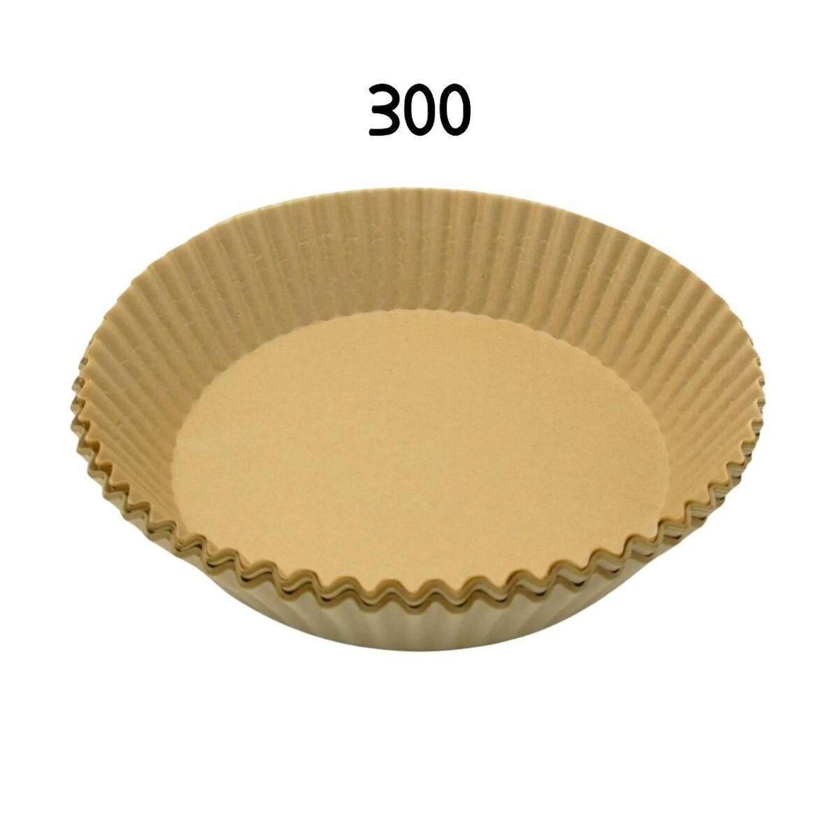 Fackelmann Lot de 300 Moules en papier air fryer ronds 16 cm Fackelmann