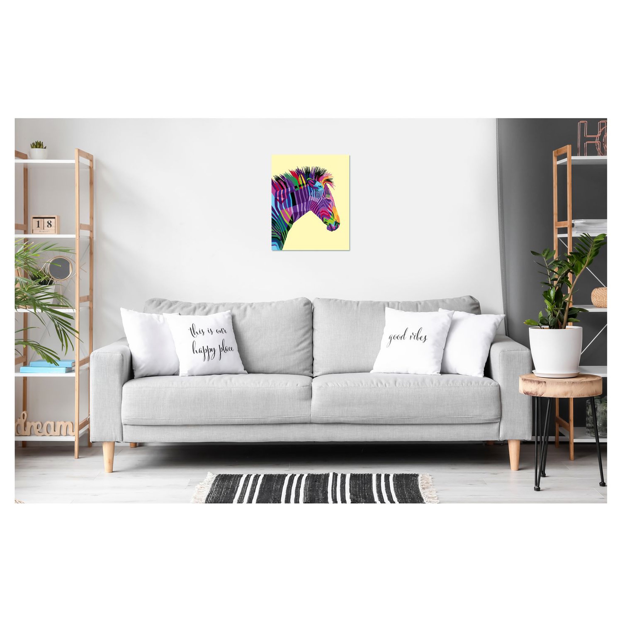 Voir la diapositive 5 : RAVENSBURGER Tableau Zèbre- 24x30 cm - CreArt