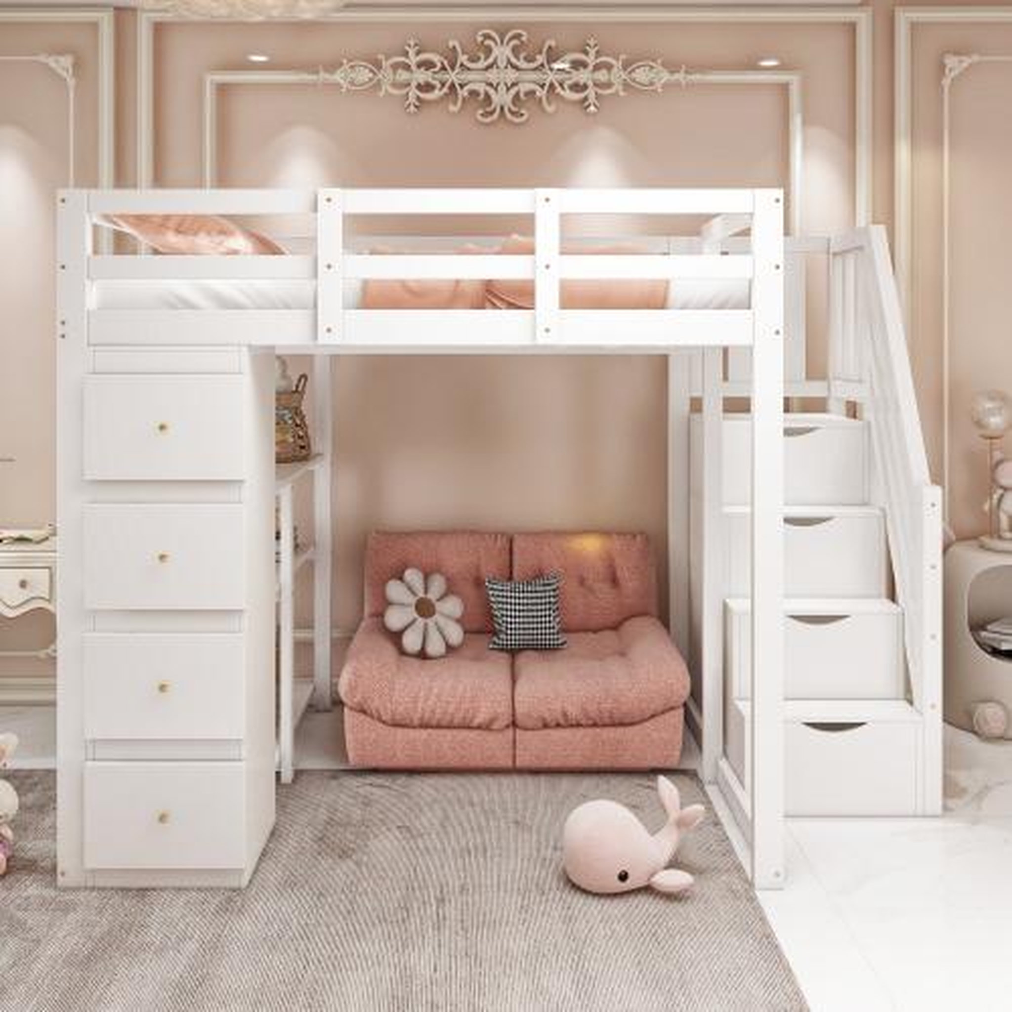 Voir la diapositive 4 : MERAX Lit mezzanine enfant