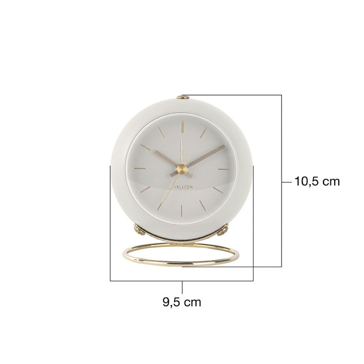 Karlsson Réveil globe MUNDO