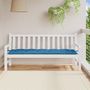 Voir la diapositive 3 : VIDAXL Coussin de banc de jardin bleu melange 180x50x7 cm tissu