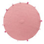 Voir la diapositive 1 : Paris Prix Tapis Rond Enfant  Pompomparty  90cm Rose Dragée