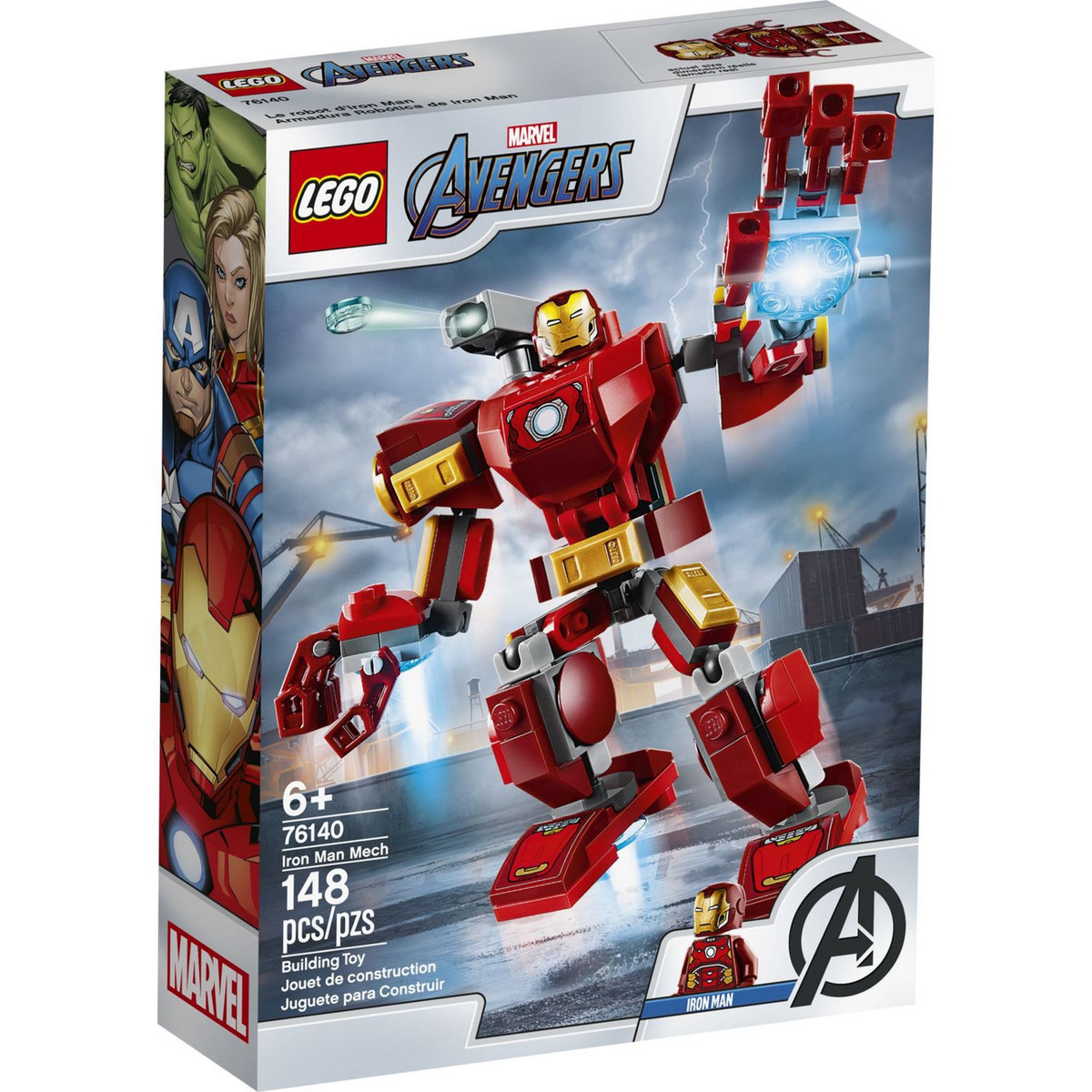 LEGO Super Héros Marvel Avengers 76140 - Le Robot d'Iron Man