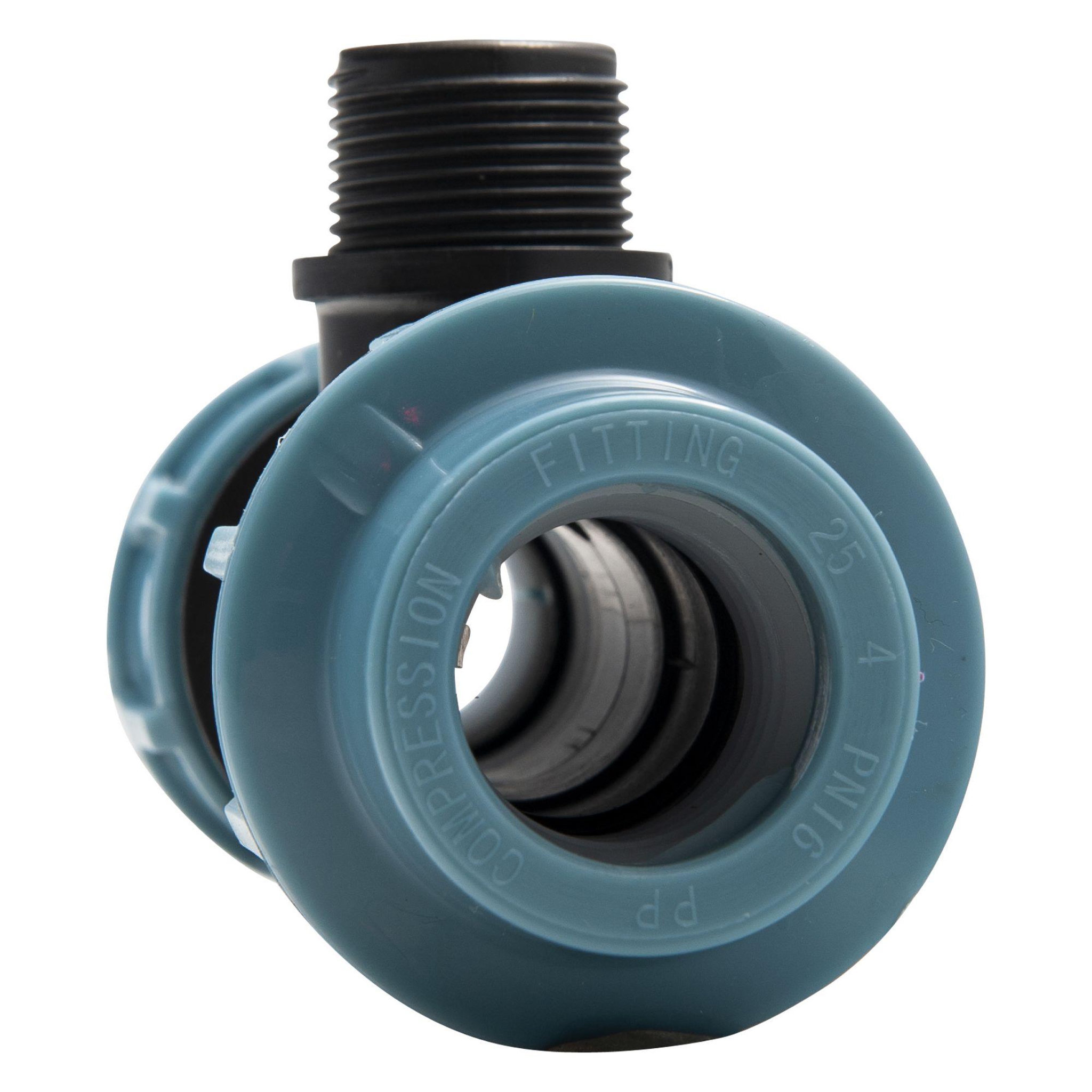 Voir la diapositive 3 : Jardibric Raccord en té 16b 3-4m d25 plymouth