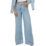 Vero Moda Jean Loose  Femme Vero Moda Mannet   W26. Coloris disponibles : Bleu