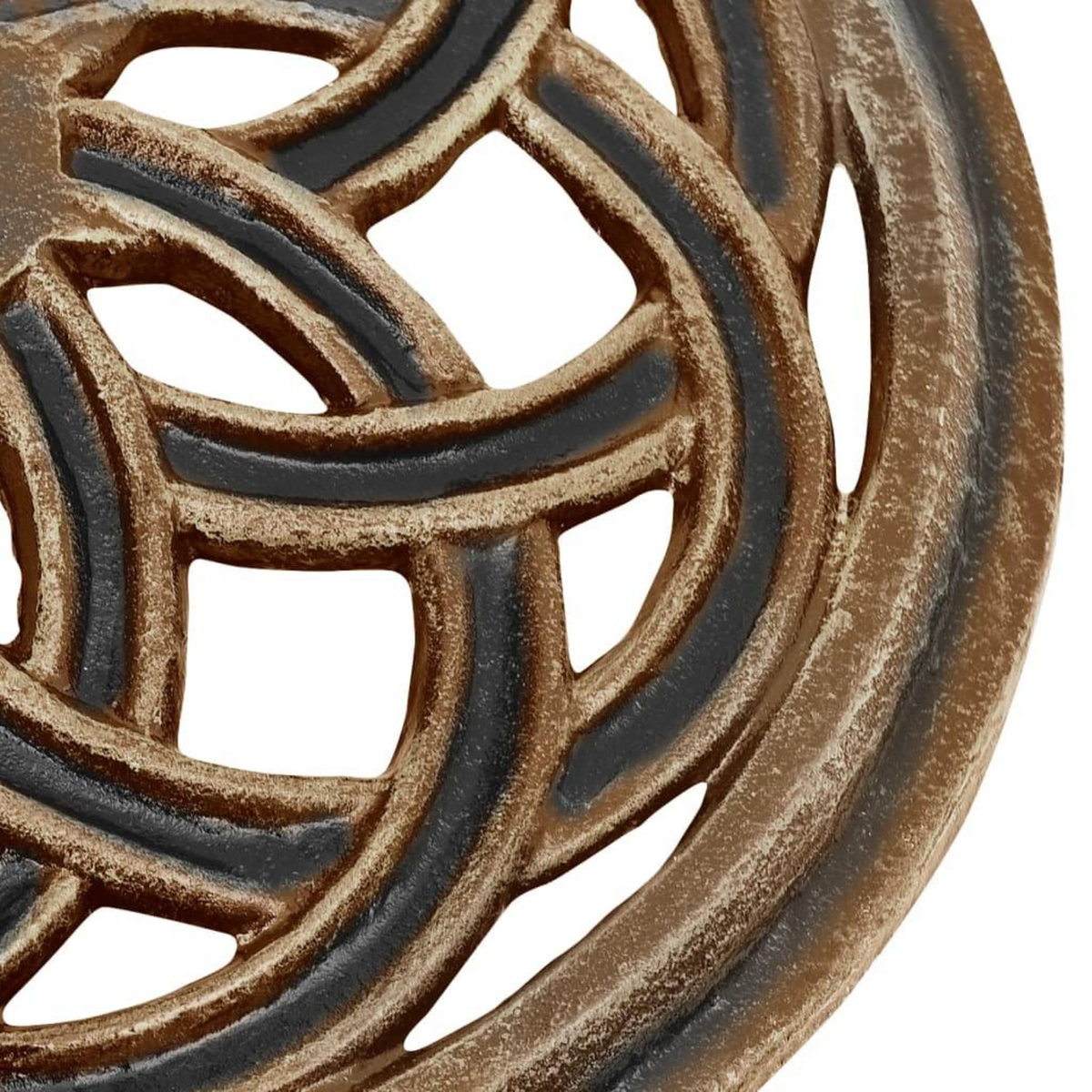 VIDAXL Socle de parasol Bronze 44x44x31 cm Fonte