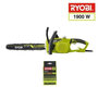 Voir la diapositive 5 : Ryobi Tronçonneuse électrique RYOBI - RCS1935B2C - 1900W - 2 chaines 35 cm RAC248