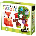 HEADU Jeu découverte Headu Mon Premier Puzzle Montessori La Forêt