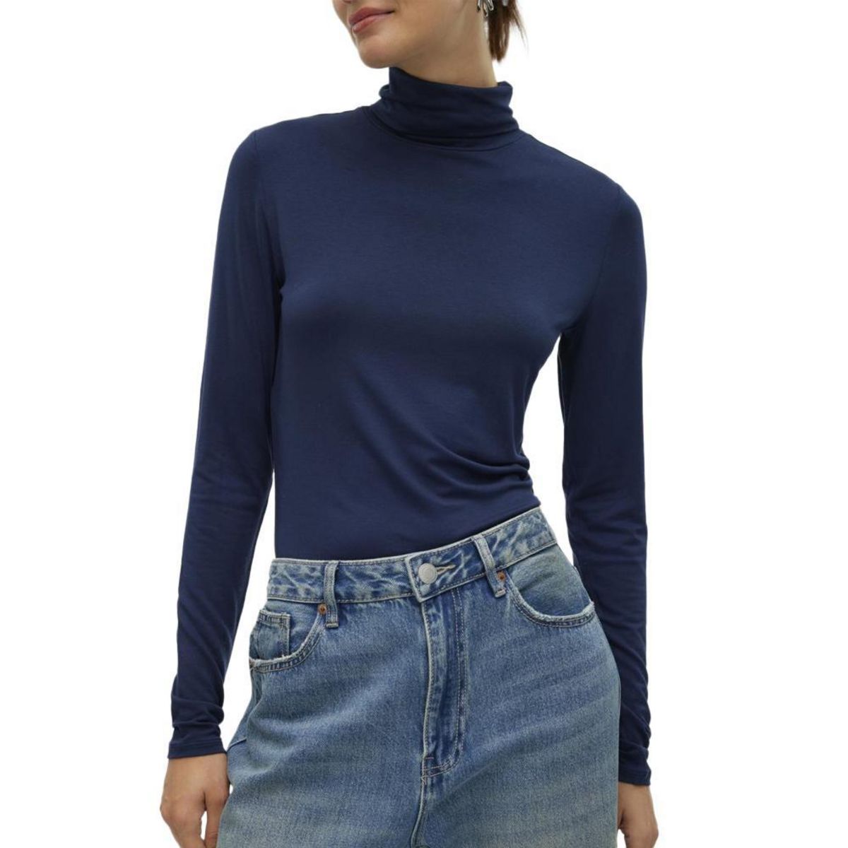 Vero Moda T-Shirt Col Roulé  Femme Vero Moda Alberte
