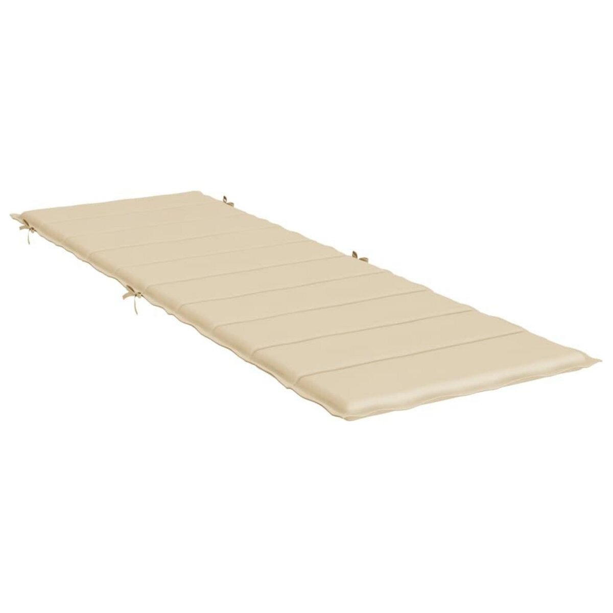 VIDAXL Coussin de chaise longue beige 186x58x3 cm tissu oxford
