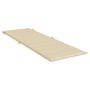Voir la diapositive 4 : VIDAXL Coussin de chaise longue beige 186x58x3 cm tissu oxford