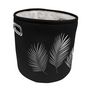 Voir la diapositive 1 : Paris Prix Panier de Rangement Imprimé  Orbella  27cm Noir & Argent
