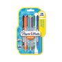 PAPERMATE  Lot de 8 stylos bille rétractable Inkjoy Fun Design coloris assortis