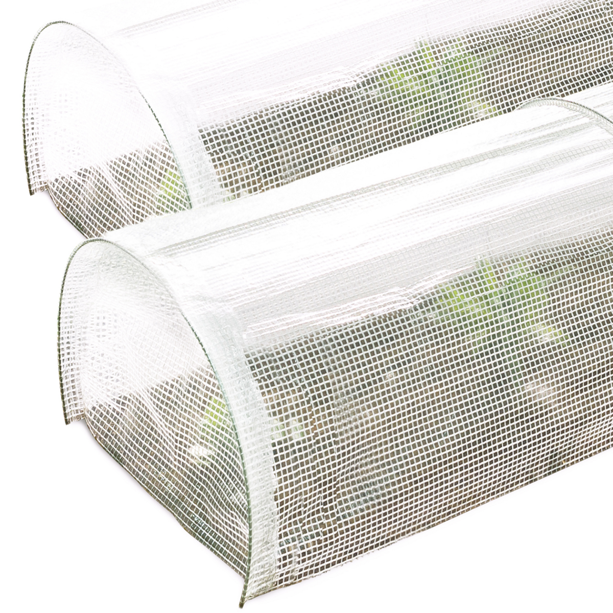 ID MARKET Lot de 2 tunnels de forçage accordéon toutes saisons PRO 5M