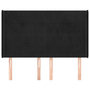 Voir la diapositive 3 : VIDAXL Tete de lit avec oreilles Noir 147x16x118/128 cm Velours