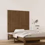 VIDAXL Tete de lit murale Marron miel 95,5x3x90 cm Bois massif de pin