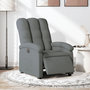 Voir la diapositive 1 : VIDAXL Fauteuil inclinable electrique Gris fonce Tissu