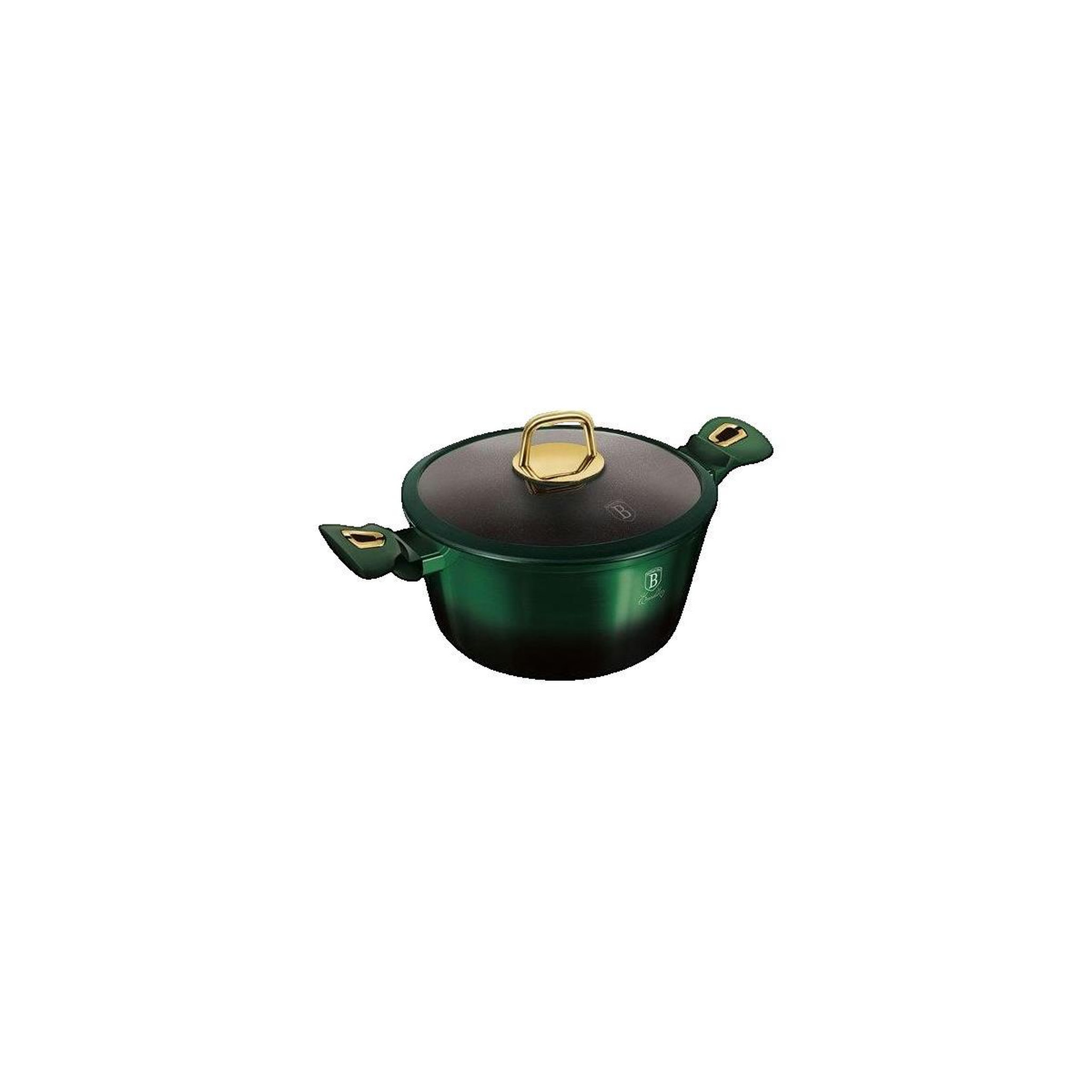 Voir la diapositive 3 : BERLINGER HAUS Casserole Berlinger Haus Aluminium Forgé Vert Métallique 20 cm