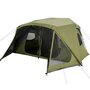 Voir la diapositive 3 : VIDAXL Tente familiale 10 personnes vert liberation rapide impermeable