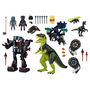Voir la diapositive 2 : PLAYMOBIL 70624 - Dino Rise Tyrannosaure et  robot géant