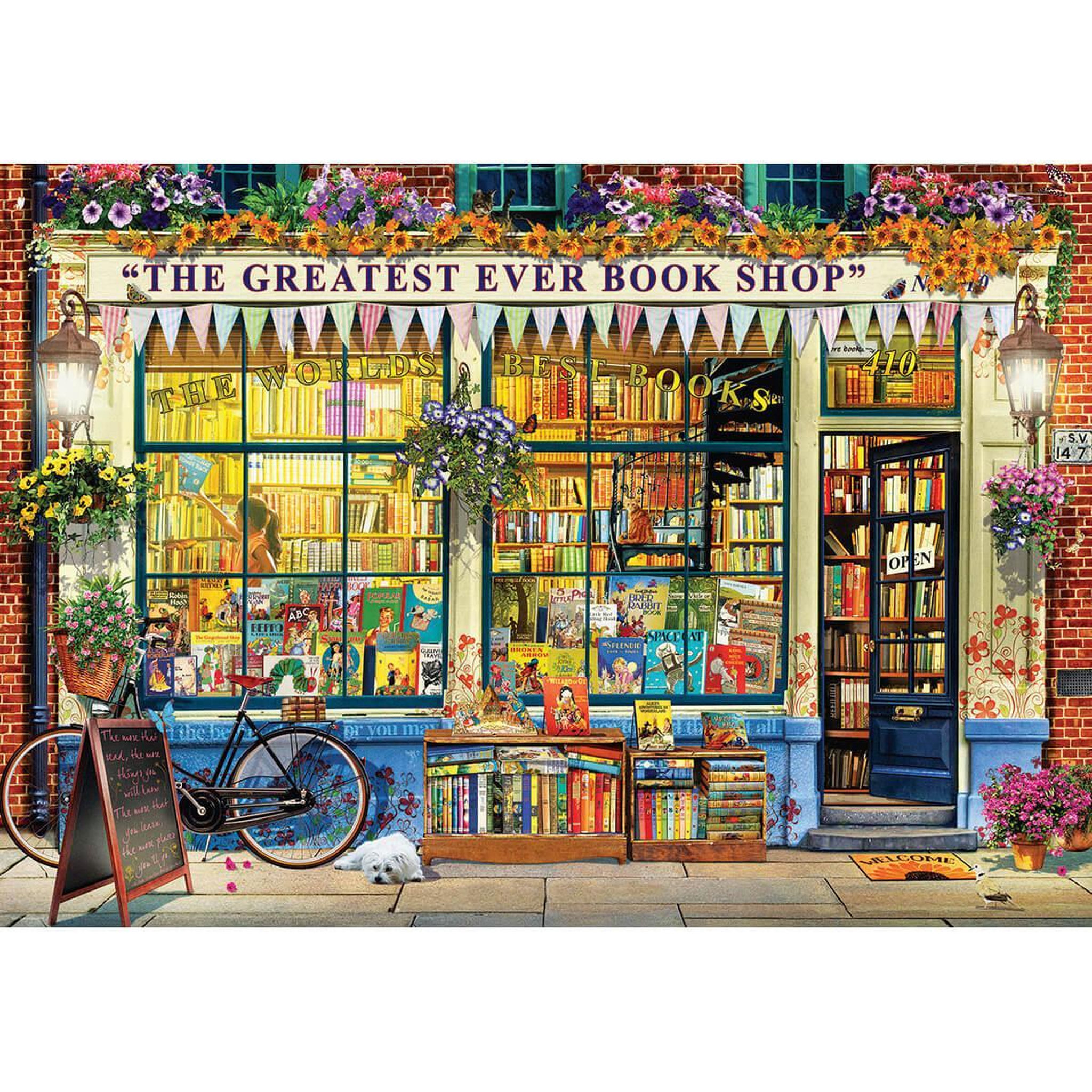 Eurographics Puzzle 1000 pièces : La plus grande librairie au monde