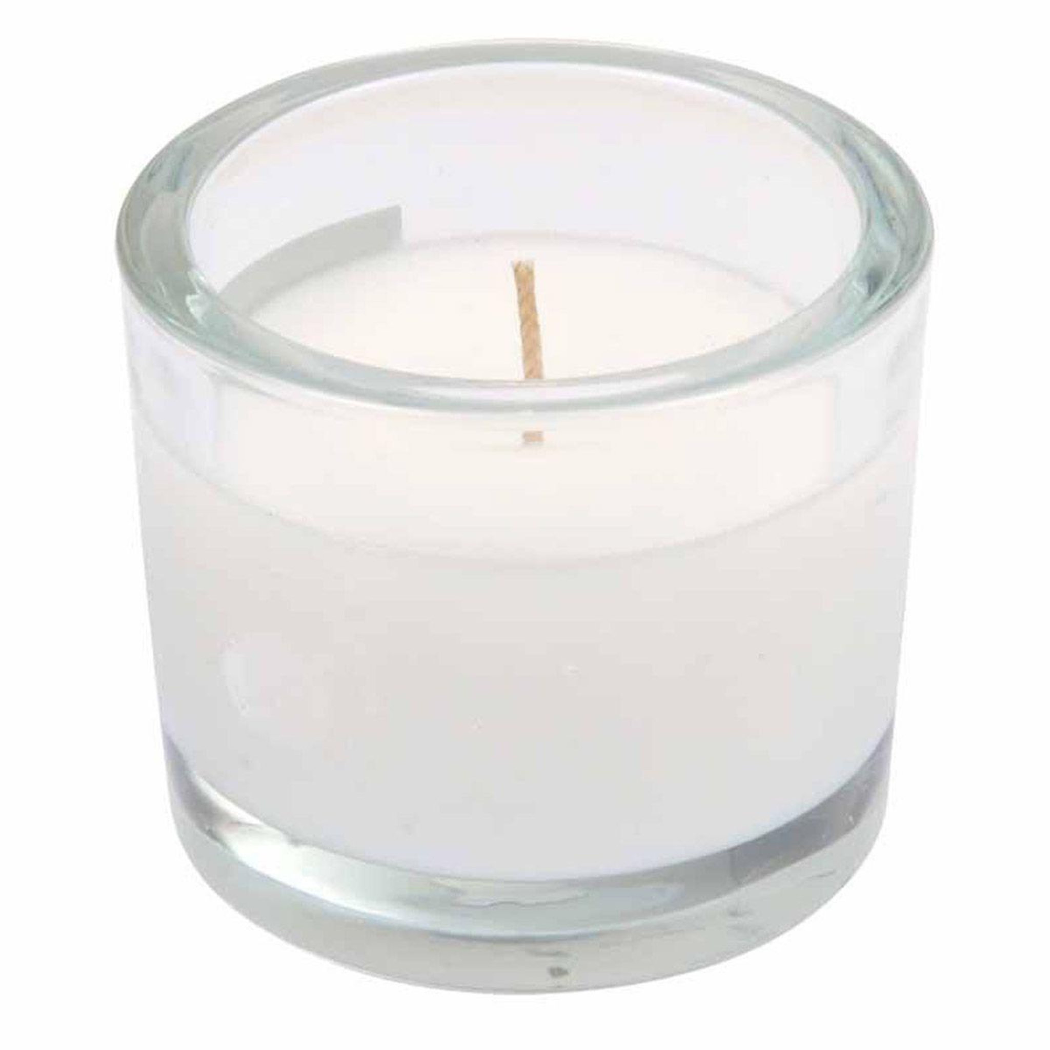 HOMEA Bougie verrine parfumée  essentiel  9cm jasmin