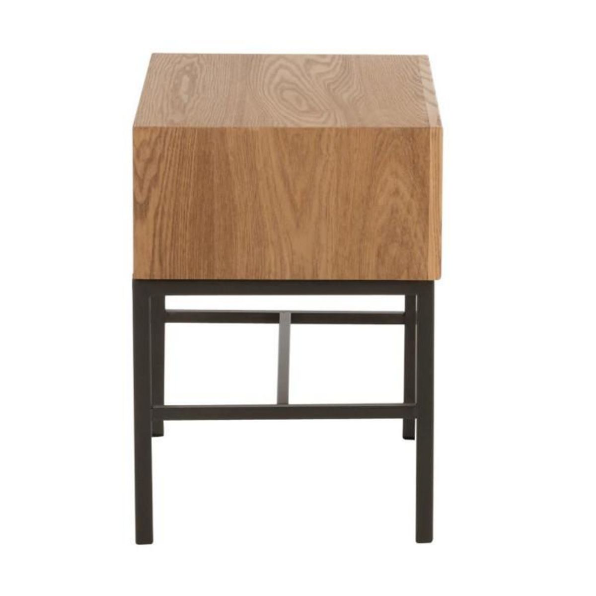 Paris Prix Table de Chevet en Bois  Guiseppe  51cm Naturel