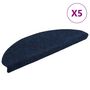 Voir la diapositive 2 : VIDAXL Tapis autoadhesifs de marches 5 pcs Bleu 65x21x4 cm Aiguillete