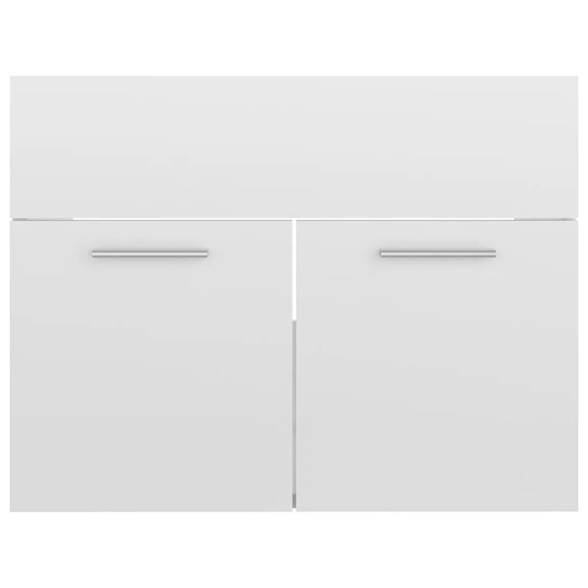 Voir la diapositive 5 : VIDAXL Ensemble de meubles de salle de bain Blanc brillant Agglomere