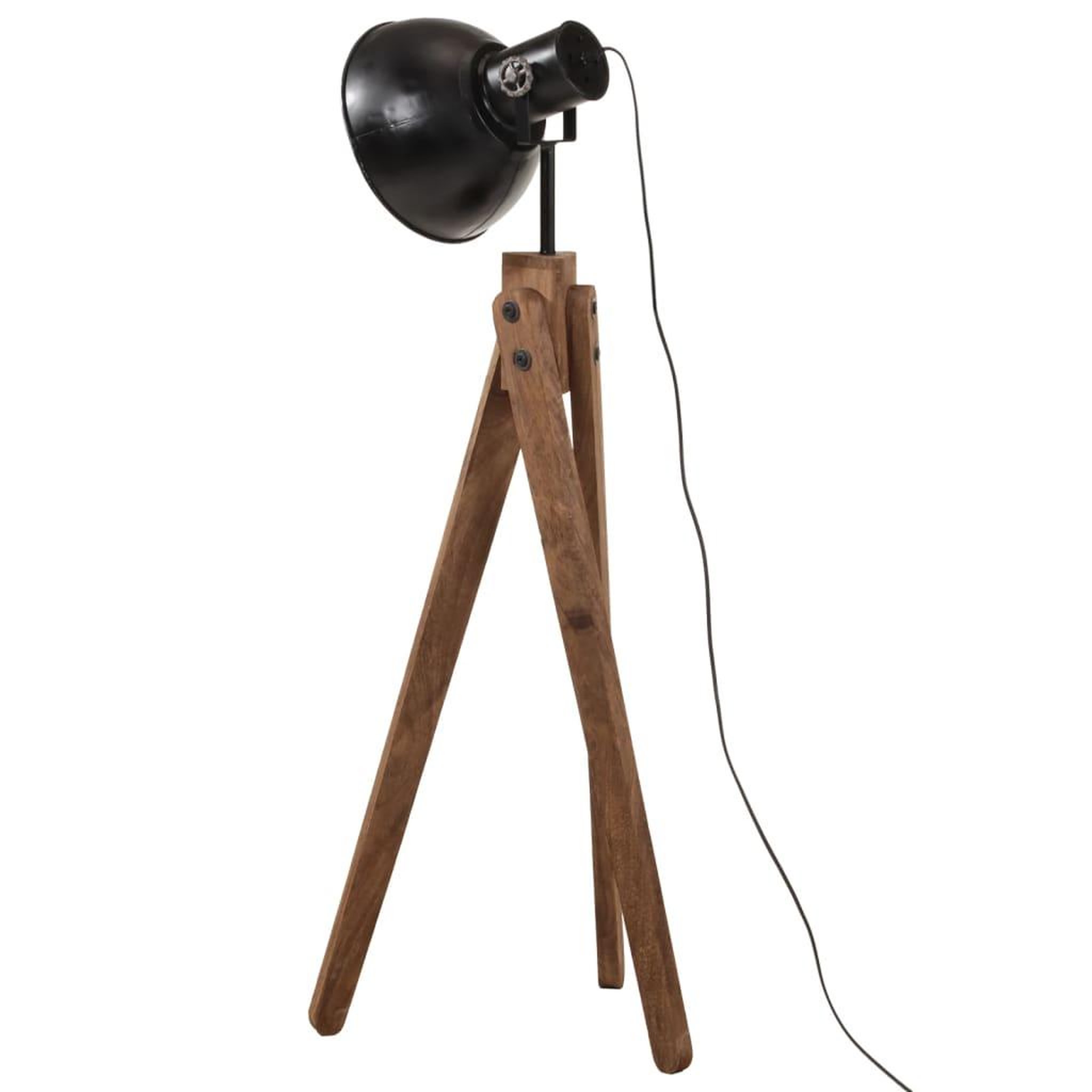 Voir la diapositive 5 : VIDAXL Lampadaire 25 W noir 45x45x120 cm E27
