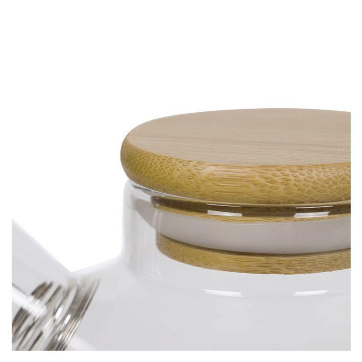 Aromandise Théière en verre et bambou - 1 L