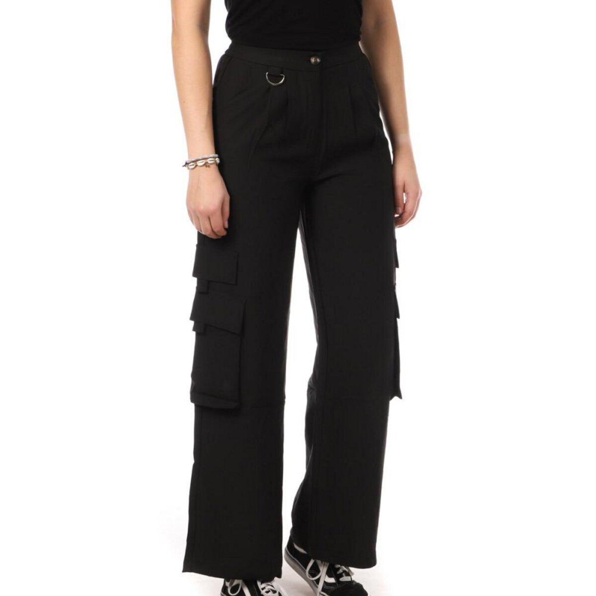 DEF Pantalon cargo pour femme : DEF: : Mode