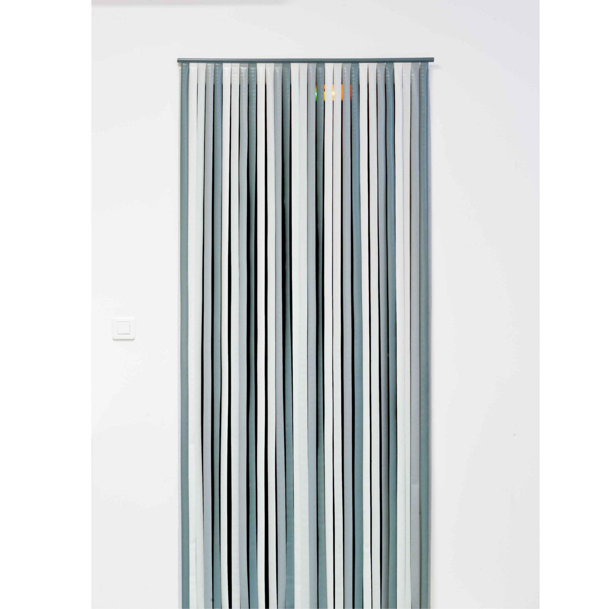 CONFORTEX Rideau de porte 90x200cm coloris gris