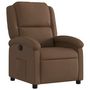Voir la diapositive 2 : VIDAXL Fauteuil inclinable Marron Tissu