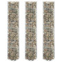 Voir la diapositive 1 : VIDAXL Lit sureleve a gabion circulaire 3pcs Acier galvanise Ø30x150cm