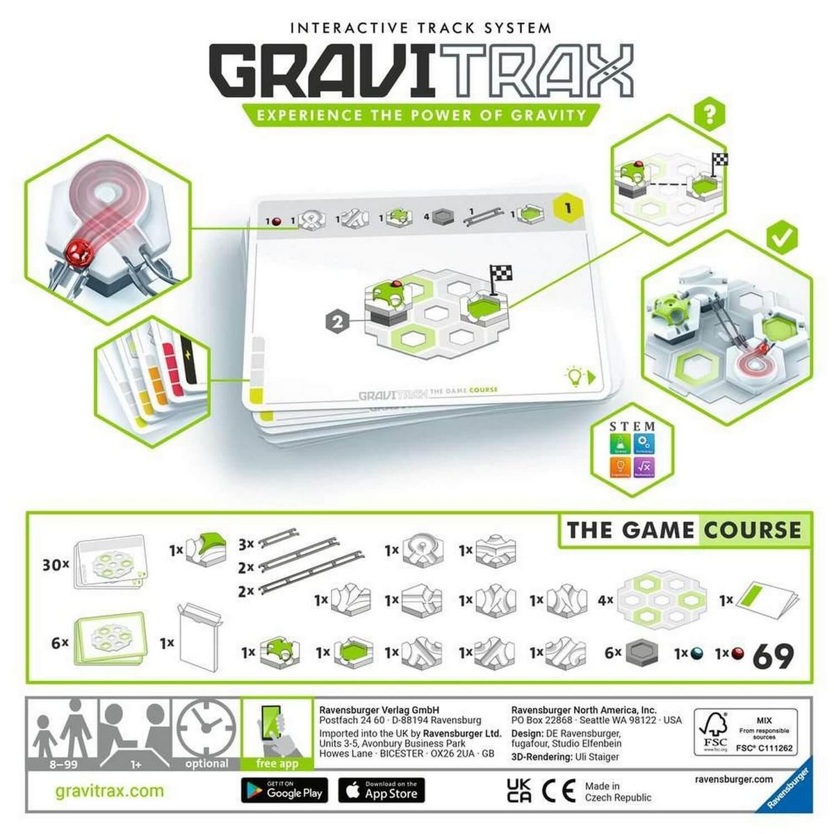 RAVENSBURGER Circuit à billes : GraviTrax - The Game Course