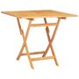Voir la diapositive 2 : VIDAXL Table pliable de jardin 85x85x76 cm Bois de teck solide