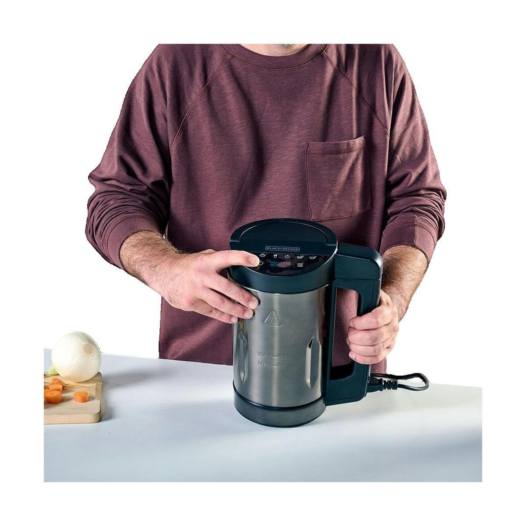 Voir la diapositive 3 : BLACK ET DECKER Autocuiseur Black & Decker ES9250090B noir et argenté 1,6 litre
