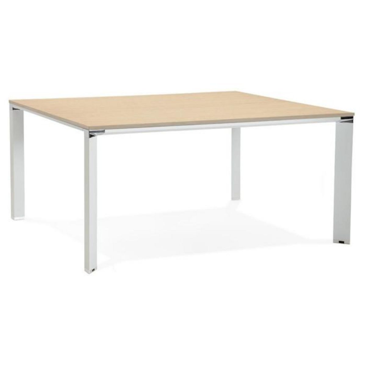 Paris Prix Table de Bureau  Hovik  160cm Naturel & Blanc