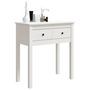 Voir la diapositive 4 : VIDAXL Table console Blanc 70x35x75 cm Bois massif de pin
